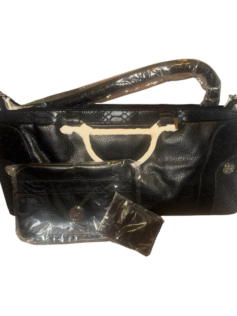 Joy Mangano Large Black Purse